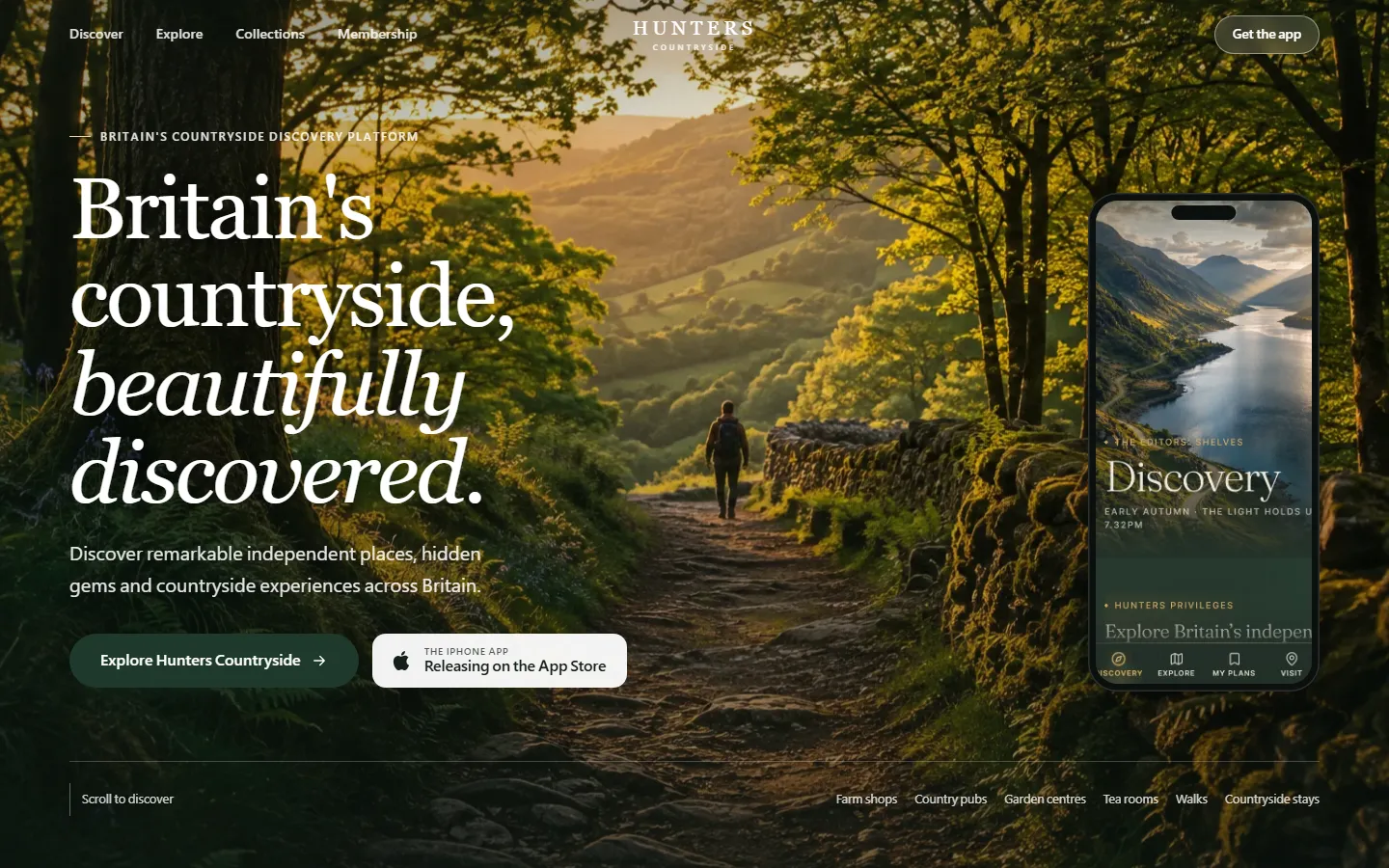 The Hunters Countryside website